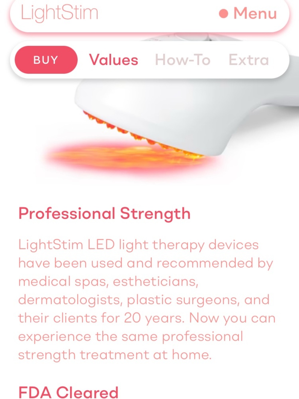 LightStim for Wrinkles - Pink LED Anti-Aging Device - Picture 6 of 7